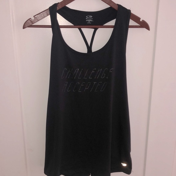 “Challenge Accepted” champion loose fit tank - Picture 1 of 5